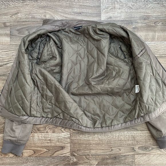 Roberto Cavalli Bomber Jacket Quilted Lined Zip Sleeves - Picture 15 of 16